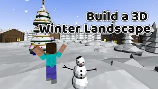 Hatch Kids Tutorial #2 : Build a 3D Winter Landscape