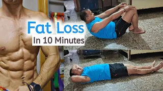 FAT Loss Workout in 10 Minutes. (Unreal Burning)
