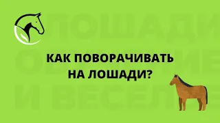 Как сделать поворот на лошади?