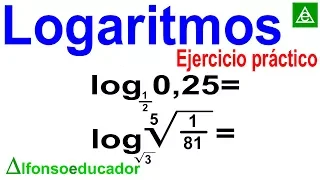 EJERCICIOS De LOGARITMOS. CONCEPTOS BÁSICOS | Hallar El Valor De Los Logaritmos  #4