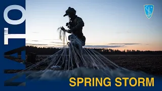 French  paratroopers support Estonian exercise SPRING STORM