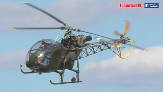 AMAZING SCALE DETAIL !!! Aérospatiale SA 315B Lama SUPER SCALE RC HELICOPTER
