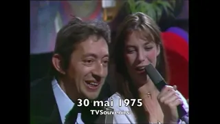 Serge Gainsbourg et Jane Birkin - Comic strip (rare) - Live STEREO 1975