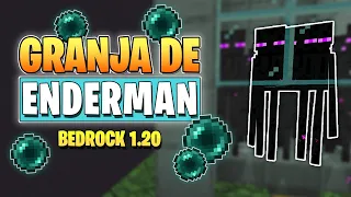 GRANJA DE ENDERMAN para MINECRAFT BEDROCK 1.20 👽 (MCPE, XBOX, PS, WINDOWS 10, SWITCH)