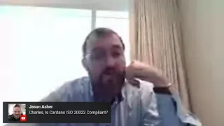 Charles Hoskinson on  Is Cardano ISO 20022 Compliant