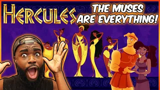 THE MUSES STOLE THE SHOW! FIRST TIME WATCHING DISNEY'S HERCULES!
