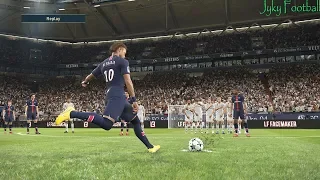 PES 2019 | Real Madrid vs PSG | Neymar Free Kick Goal Gameplay PC