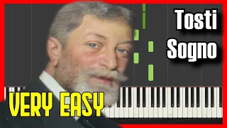 🎹 How to Play Francesco Paolo Tosti - Sogno ✔️ | 【2022】Easy Slow Piano Tutorial (Synthesia)