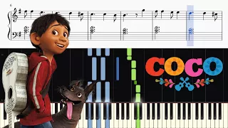 Disney's Coco - Un Poco Loco - Piano Tutorial + SHEETS