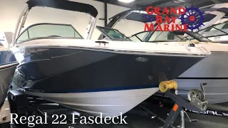 Grand Bay Marine Walk Through Featuring the Regal 22 Fasdeck