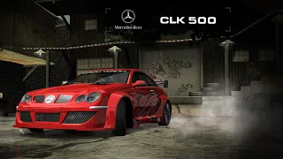 Need for Speed: Most Wanted. Mercedes-Benz CLK 500 customization and race.