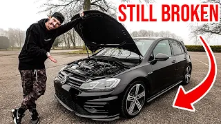 MY WRECKED VW GOLF R GETS ITS FIRST MODIFICATIONS