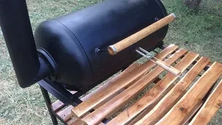 BBQ grill for mom / Гриль-барбекю собственными руками для моей МАМЫ