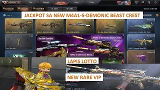 JACKPOT SA NEW M4A1-S-DEMONIC BEAST CREST VIP LAPIS LOTTO CROSSFIRE PH