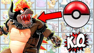 Super Smash Bros. Ultimate - Which POKEMON Can DEFEAT FURY BOWSER?