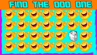 HOW GOOD ARE YOUR EYES  l Find The Odd Emoji Out l Emoji Puzzle Quiz | very hard quiz