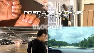 PREPARE WITH ME FOR BACK TO SCHOOL | vlog, hair, nails, etc.