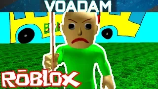 Baldi Plays Baldi's Basics In Roblox! (VOAdam as Baldi)