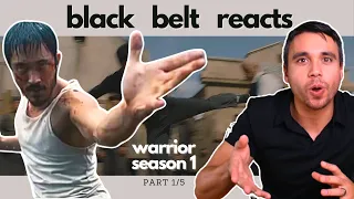 Black Belt Reacts to Andrew Koji | WARRIOR SEASON 1 Fight Reaction Part 1/5