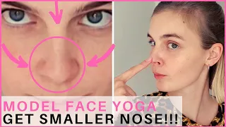 Nose Exercises - Get Smaller Nose | Model Face Yoga by Model Anna-Veronika (2020)