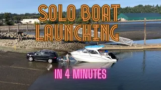 Solo Boat Launching in 4 minutes