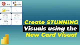 NEW CARD Visual | Complete tutorial to create Stunning Visuals in Power BI | MiTutorials