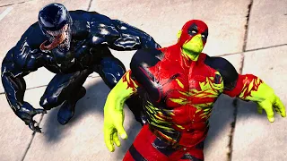 Venom VS Deadpool Hulk Epic Battle | Redux Mango