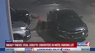 Thieves target cars in motel parking lot