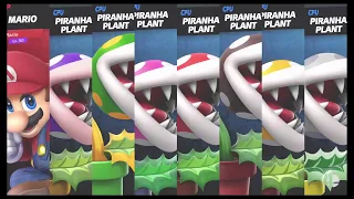 Super Smash Bros Ultimate Amiibo Fights   Request #3235 Mario vs Piranha Plant army