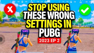 Best PUBG Settings That Make You Pro | PUBG Mobile / BGMI