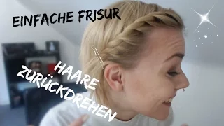 Haare zurück drehen | Einfache Alltagsfrisur | Zwerg Alina