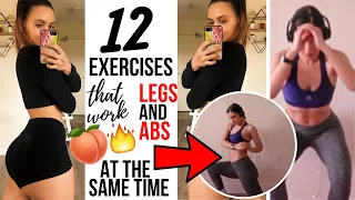 Exercises THAT WORK YOUR LEGS & ABS AT THE SAME TIME!