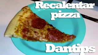 Como recalentar correctamente pizza en microondas - Dantips