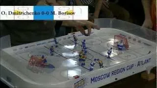 Table hockey-Moscow cup-DMITRICHENKO-BORISOV-1/4 Final-Game4-[HD]