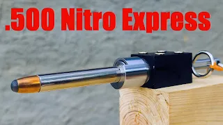 Exploding OUTSIDE a Gun BARREL. .500 Nitro Express 🐘🐘 🐘  Elephant Ammo 🐘 🐘 🐘