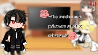 {who made me a princess react to athanasia} part 4 1/3