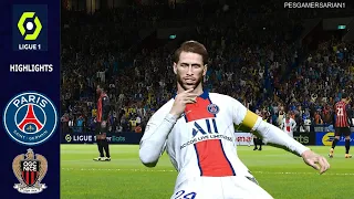 PARIS SAINT-GERMAIN VS OGC NICE  - PES 2021 Highlights | French Cup