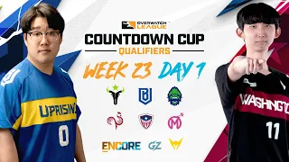 Overwatch League 2022 Season | Countdown Cup Qualifiers | Week 23 Day 1 — West + East Encore