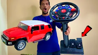 Real Simulation RC Car With Real Steering & Padels Unboxing - Chatpat toy tv
