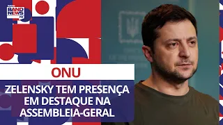 Zelensky tem presença em destaque na Assembleia-Geral da ONU