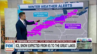 Major Winter Storm Will Bring Heavy Snow, Ice, High Winds From Plains To Midwest