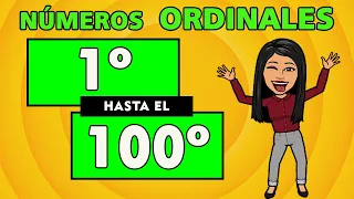 Números Ordinales DEL 1 AL 100 I COMPLETO I Ordinales 1 al 100I NÚMEROS ORDINALES COMPLETO FÁCIL