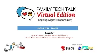 Family Tech Talk Night USA – April 14, 2021