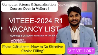 VITEEE 2024|Round 1 Vacancy after 20,000 Rank|CSE& Spl. Seats Over in VELLORE|Be Ready|Dineshprabhu