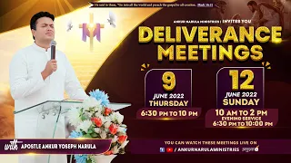 GET READY FOR THE BIG DELIVERANCE MEETINGS OF JUNE 9 AND 12 || ANKUR NARULA MINISTRIES