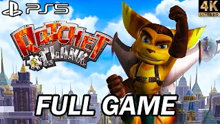 Ratchet & Clank 1 PS5 Gameplay Walkthrough FULL GAME 4K 60FPS - No Commentary