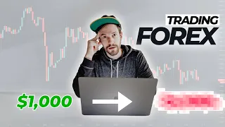 I Tried Trading Forex w/ $1,000 (ZERO Experience!)