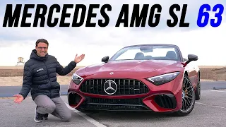 Обзор Mercedes-AMG SL 63 2022 года