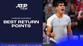 Alcaraz BEST Return Points 😤
