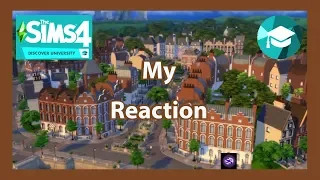 Sims 4 ~ Discover University Trailer Reaction